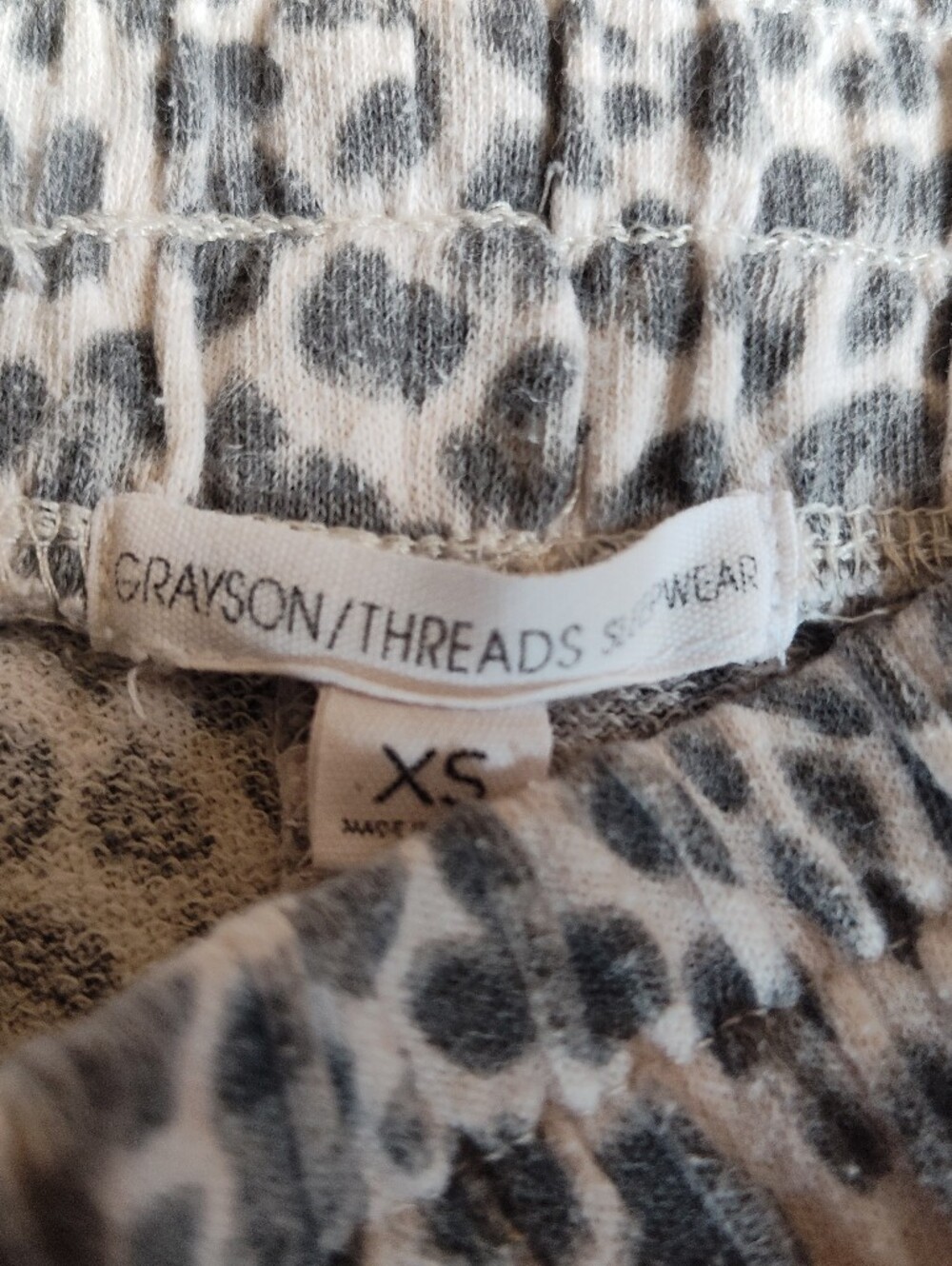 Grayson Threads Leopard Print Lounge Shorts - Picture 2 of 3